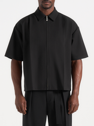 Manière De Voir Aven Boxy Shirt With Crease