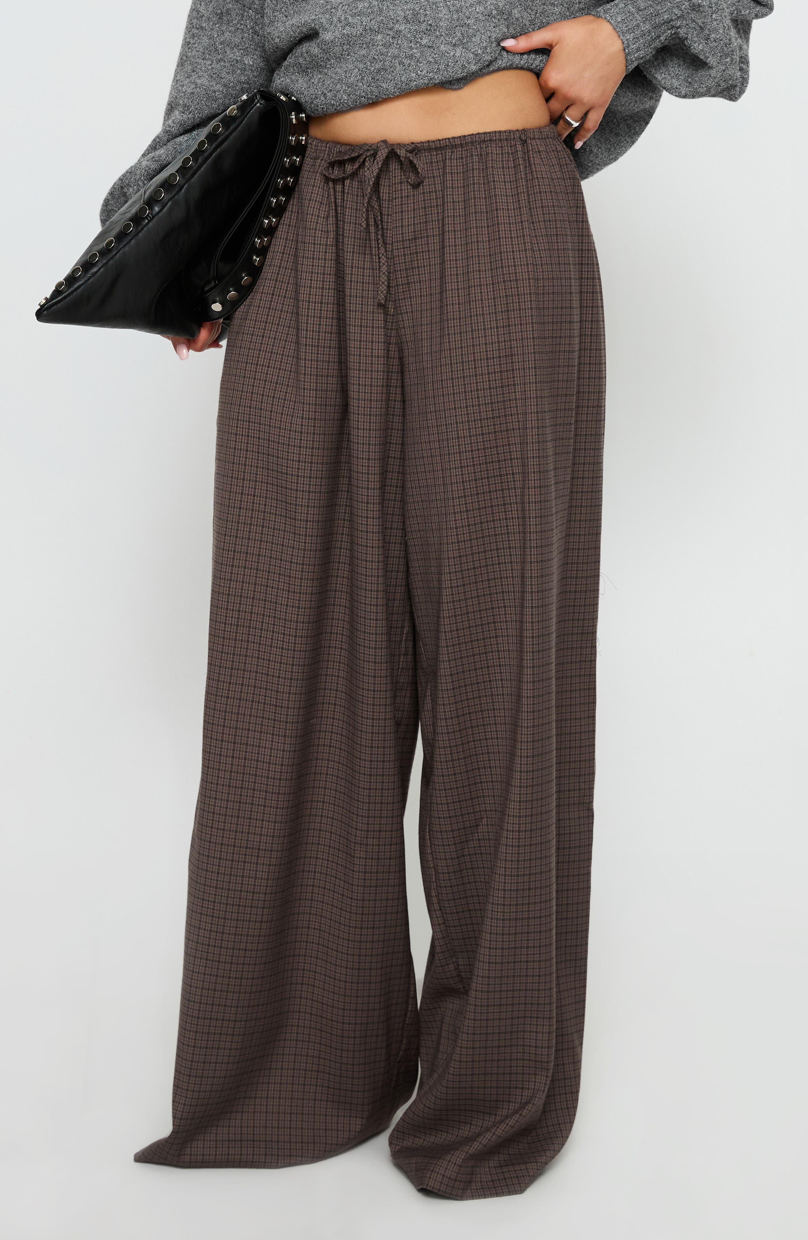 selected BROWN CHECK