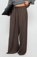 Princess Polly Bungala Drawstring Wide Leg Pants