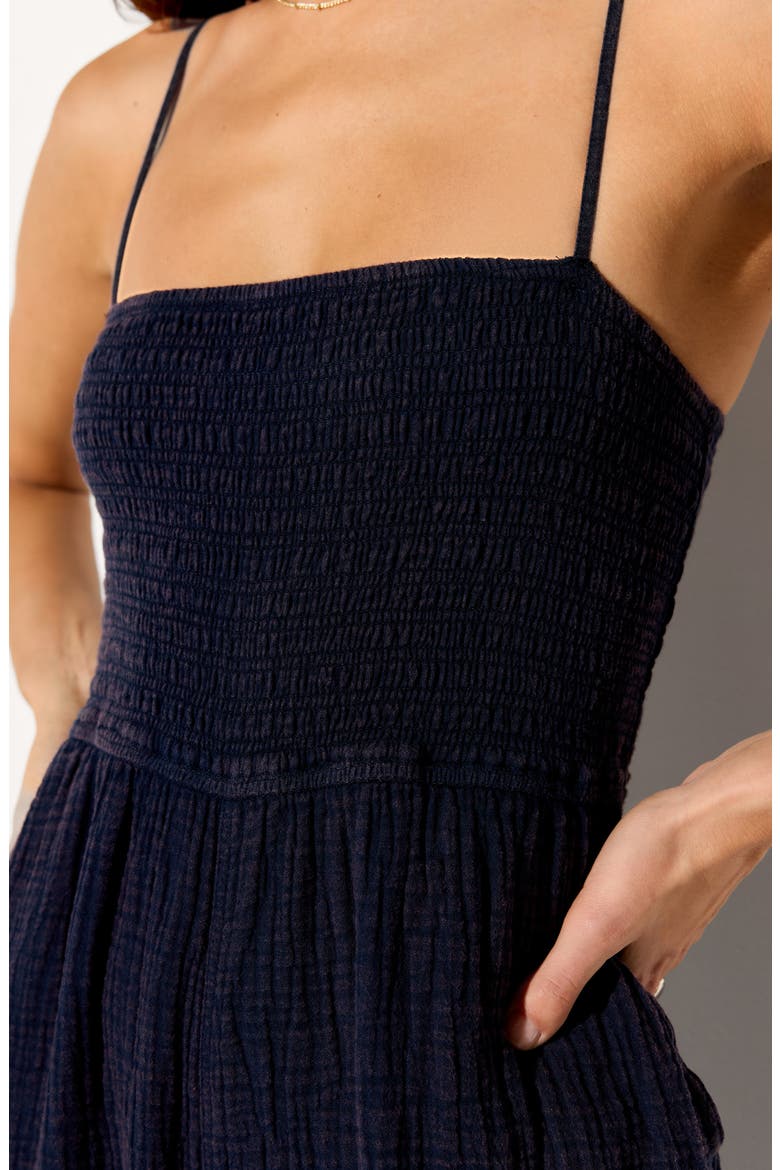 Gisele Cotton Gauze Jumpsuit, Alternate, color, INDIGO