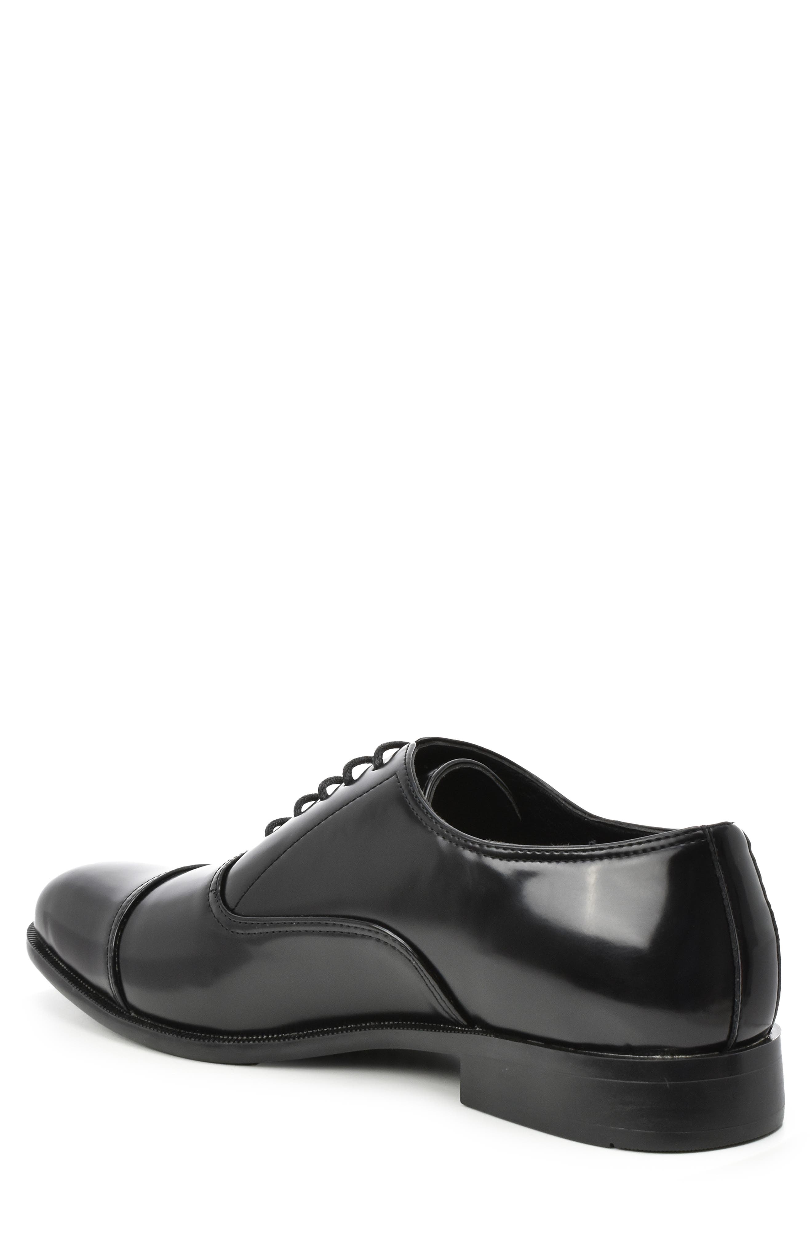 Tahari Mercurie Cap Toe Oxford, Alternate, color, Black