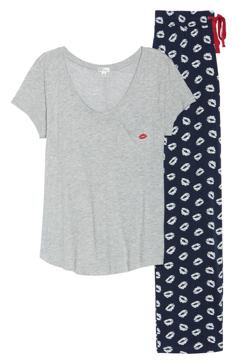 PJ Salvage I Heart Sleep Pajamas, Alternate, color, 