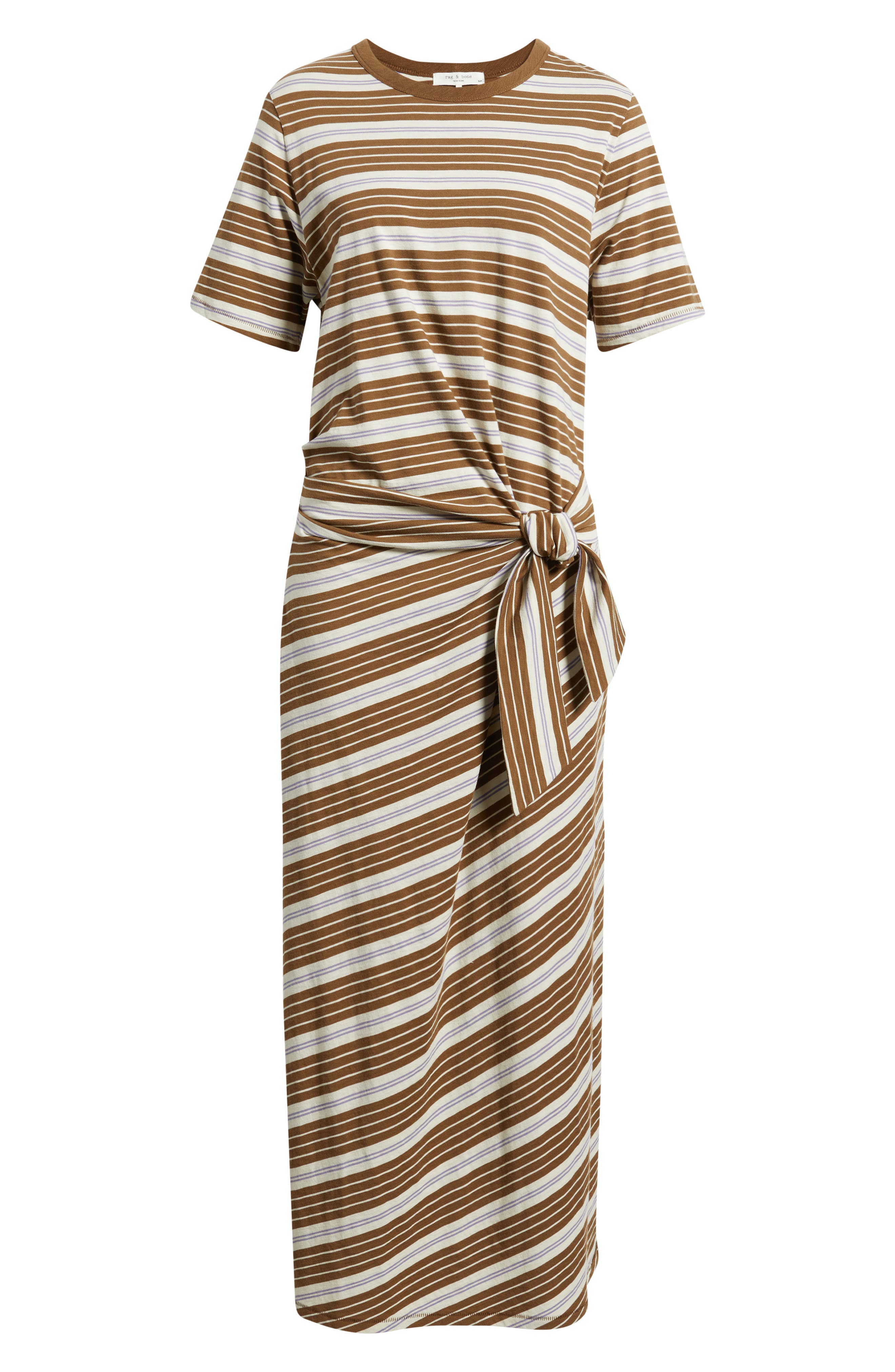 rag & bone The Slub Stripe T-Shirt Maxi Dress (Women) | Nordstrom