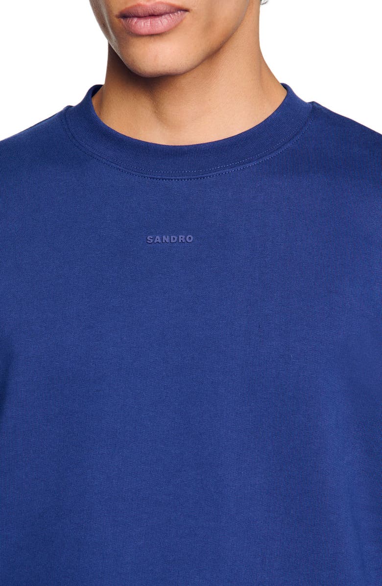 SANDRO Logo sweatshirt, Alternate, color,