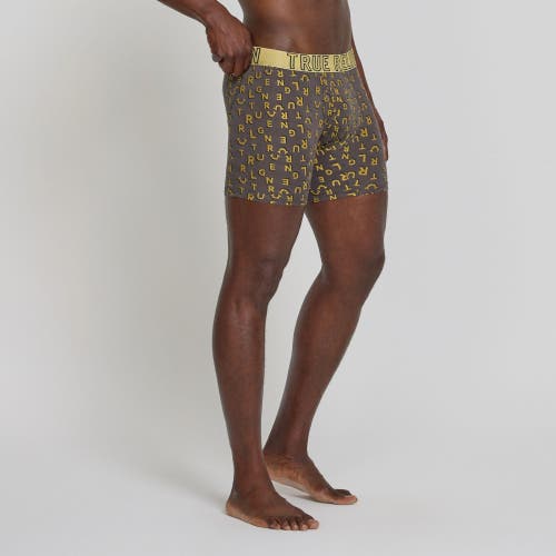 True Religion Boxer Briefs Stretch Underwear Pack Of 4 In Multi