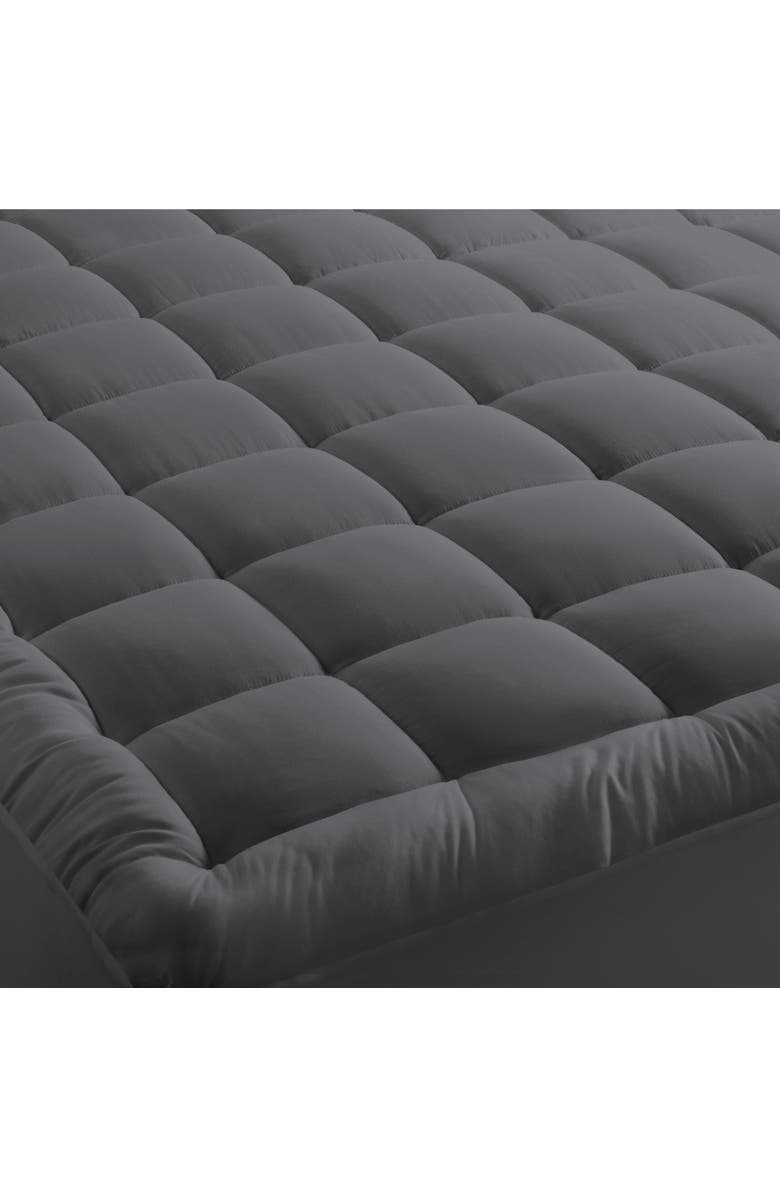 Bare Home Cotton Top Mattress Pad, Alternate, color, Grey