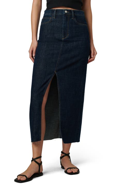 The Eva Denim Maxi Skirt