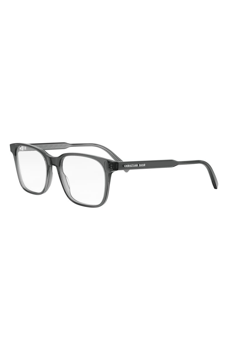 DIOR 'DiorBotanicaO S1I 55mm Rectangular Eyeglasses, Alternate, color, Grey/ Other