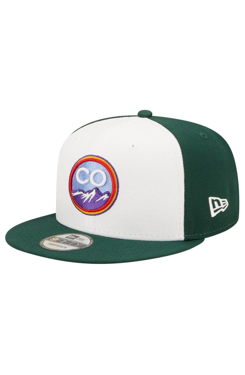 New Era Youth New Era White Colorado Rockies 2022 City Connect 9FIFTY Snapback Adjustable Hat, Main, color, 