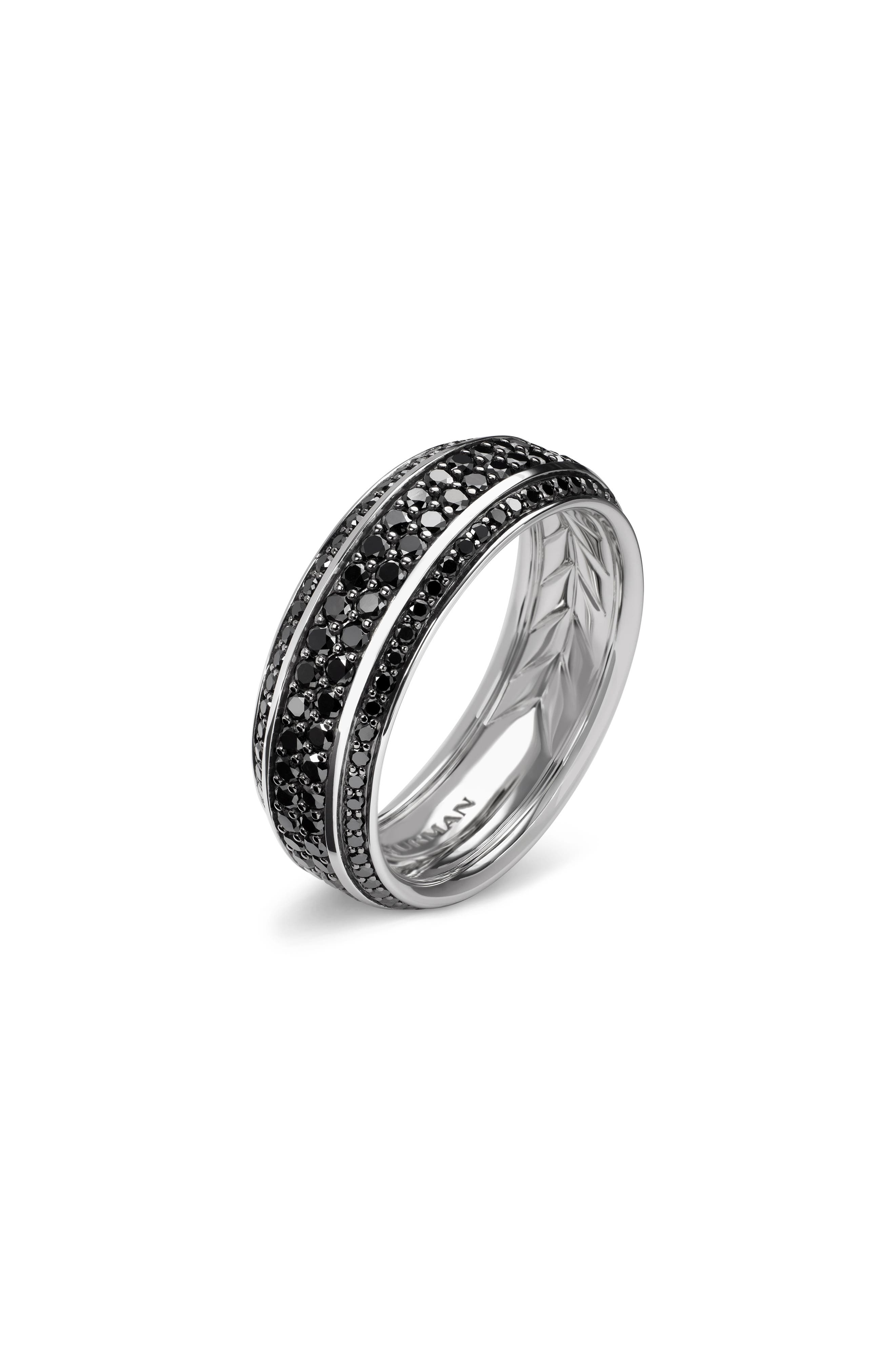 selected WHITE GOLD/ BLACK DIAMOND