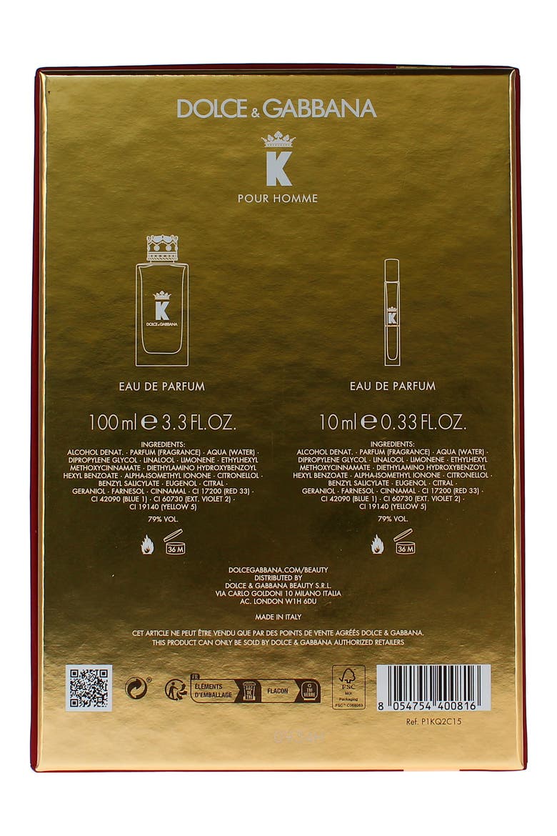 K by Dolce&Gabbana Eau de Parfum Gift Set, Alternate, color, NO COLOR