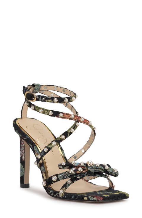 Loelva Studded Strappy Sandal (Women)
