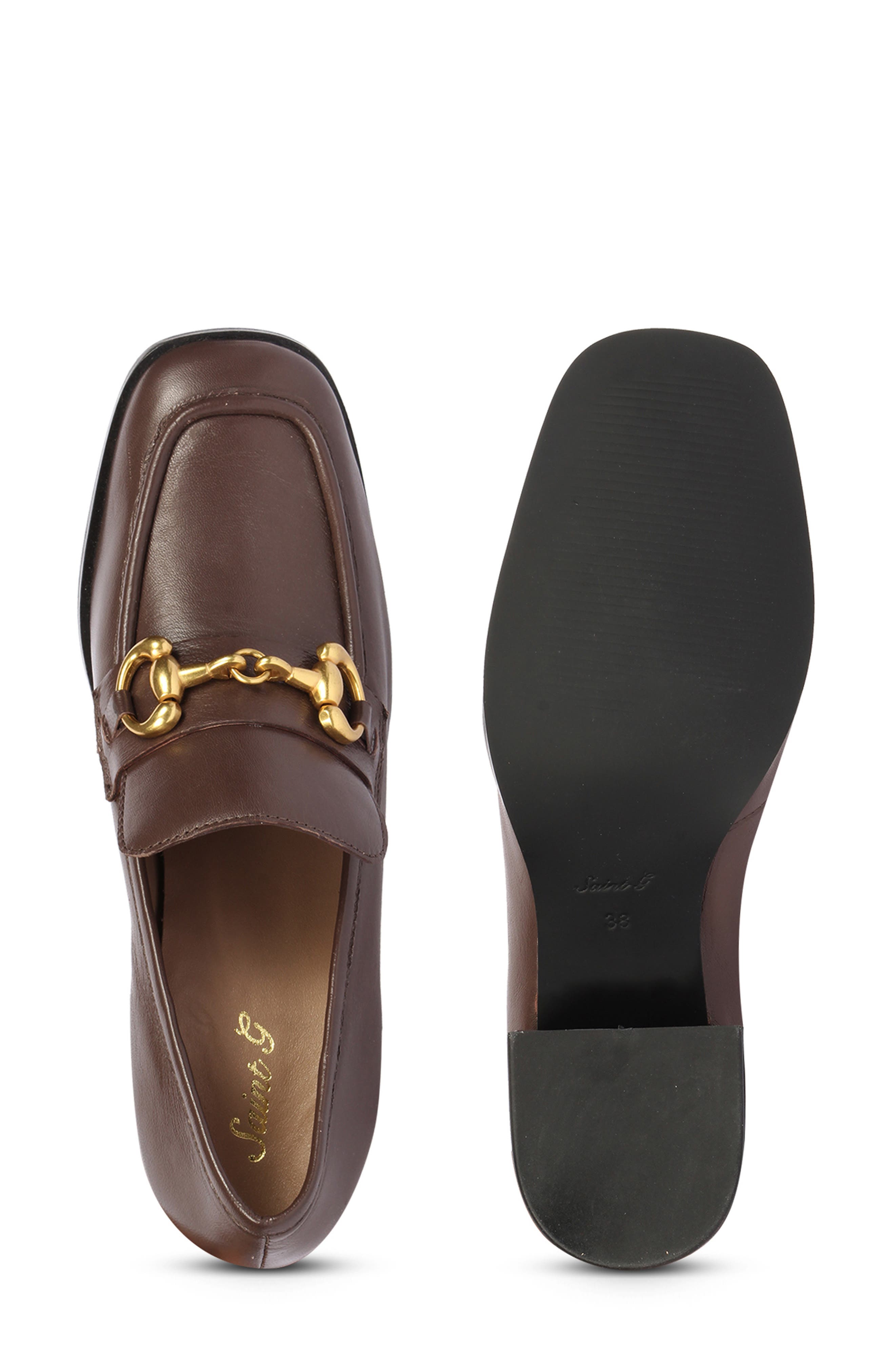 SAINT G Isha Loafer Pump, Alternate, color, Coffee