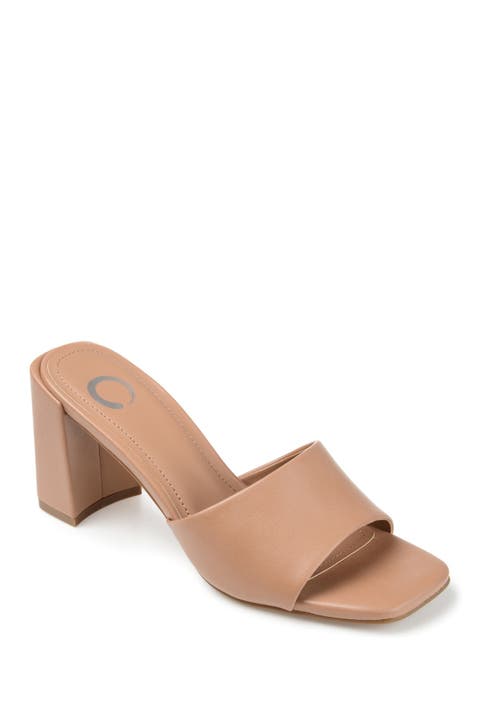 JOURNEE Alisia Block Heel Sandal (Women)