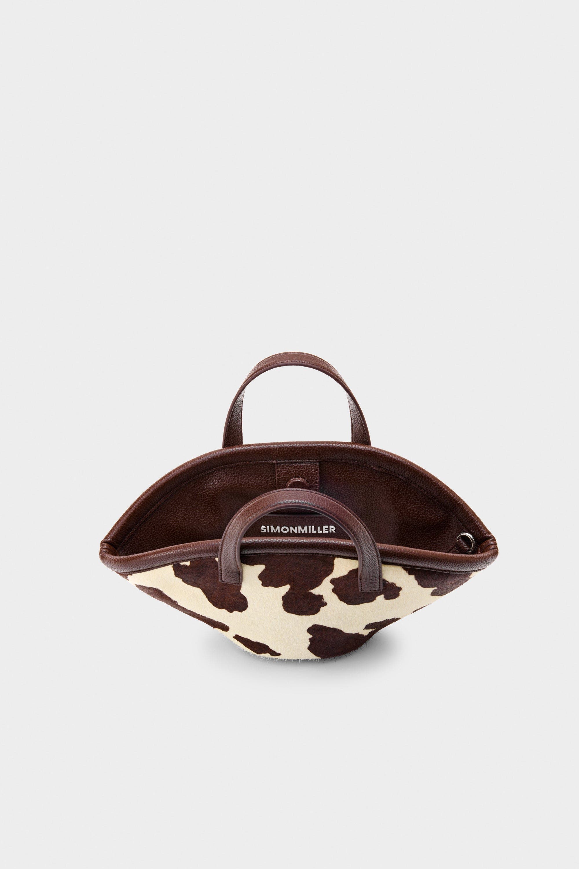 SIMONMILLER Haircalf Mini Mercado Tote, Alternate, color, Cow Print