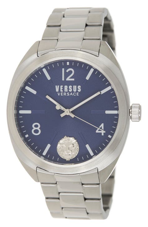 Versace Men's 3-Hand Quartz Bracelet Watch, 44mm