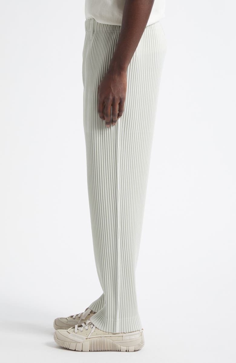 Homme Plissé Issey Miyake Tailored Pleats 1 Straight Leg Pants, Alternate, color, Frosty Gray