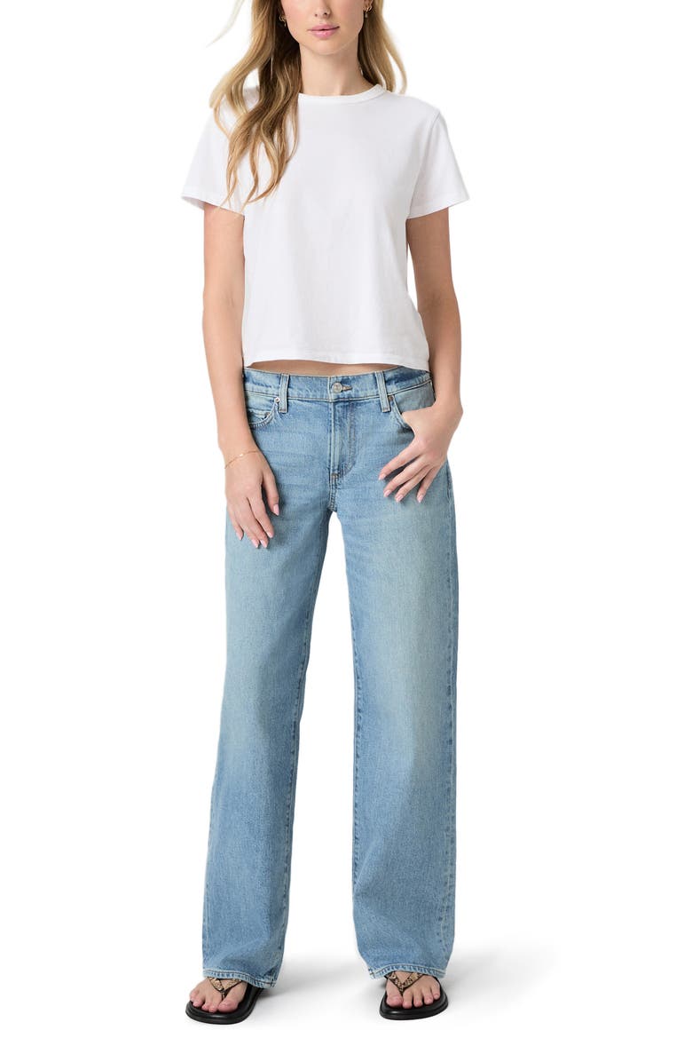PAIGE Dana Low Rise Relaxed Straight Leg Jeans, Alternate, color, Sepulveda