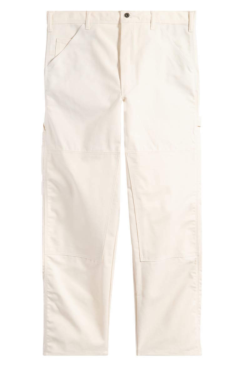 Double Knee Cotton Painter's Pants, Alternate, color, NATURAL DRILL