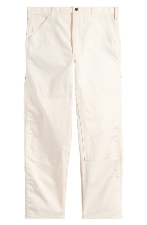 Stan Ray Double Knee Cotton Painter's Pants In Natural Drill