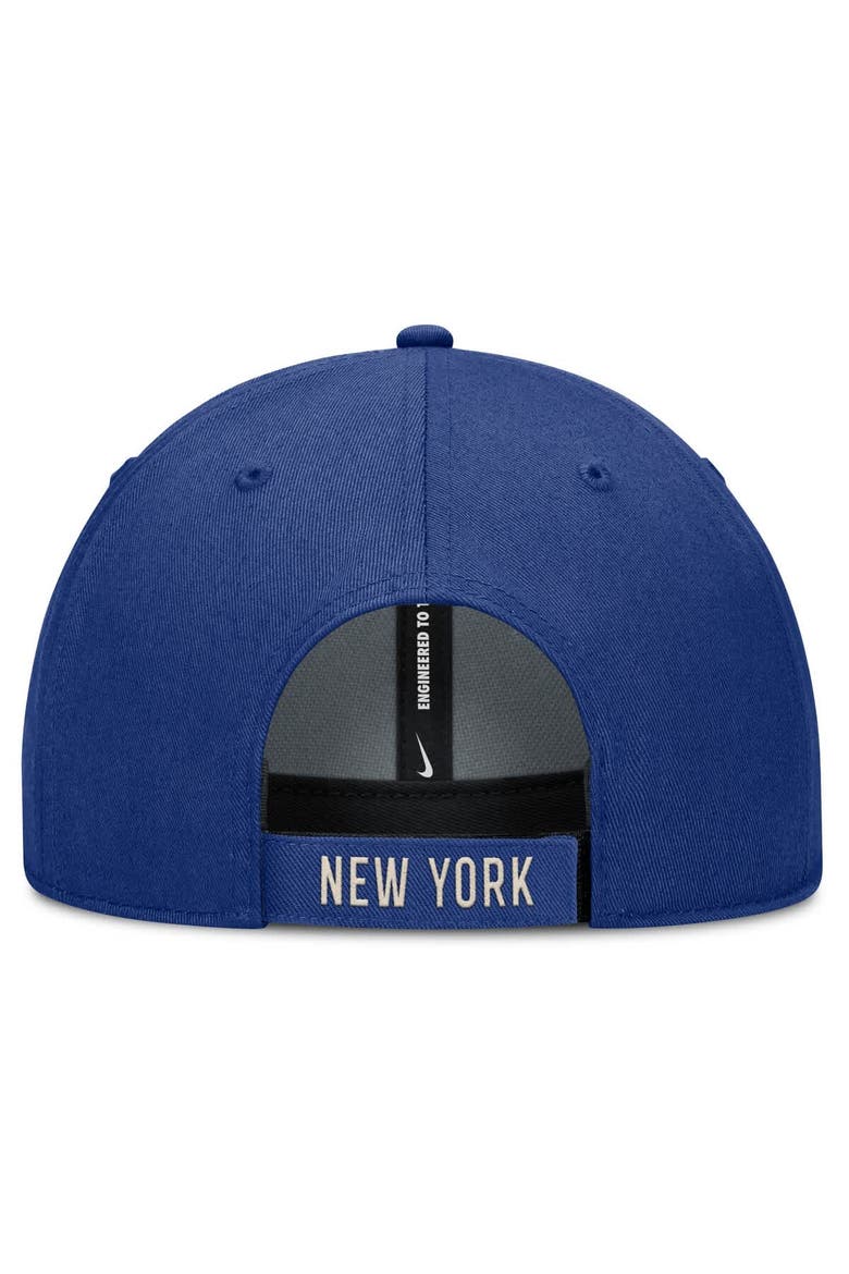 Men's Nike Royal/Natural New York Mets Statement Club Performance Adjustable Hat, Alternate, color, Royal