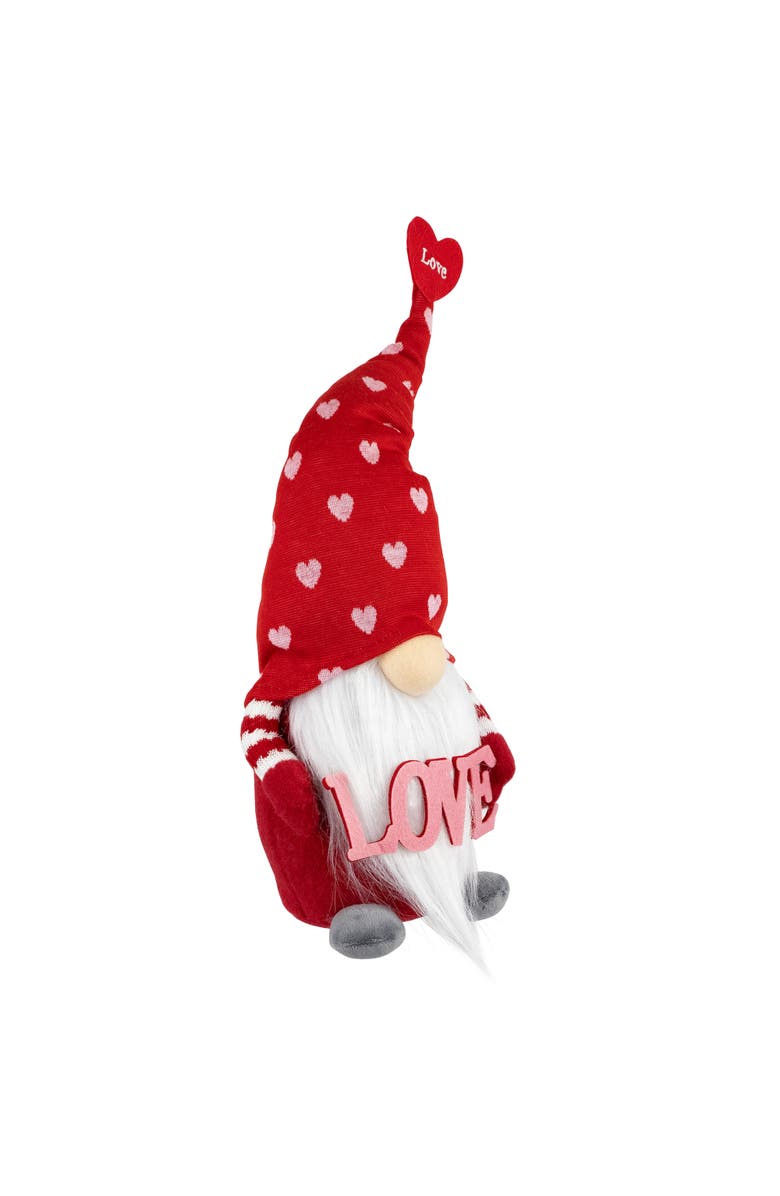 Northlight Hearts and Love Valentine's Day Gnome - 18.5", Alternate, color, Red