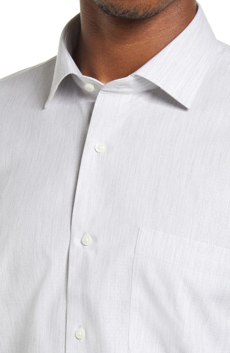 Nordstrom Trim Fit Non-Iron Cotton Dress Shirt, Alternate, color,