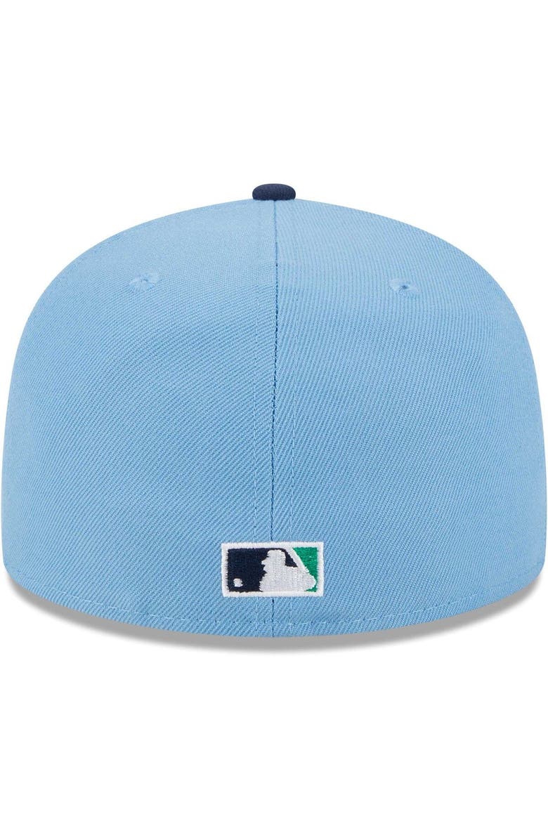 New Era Men's New Era Light Blue/Navy Chicago White Sox Green Undervisor 59FIFTY Fitted Hat, Alternate, color, Light Blue