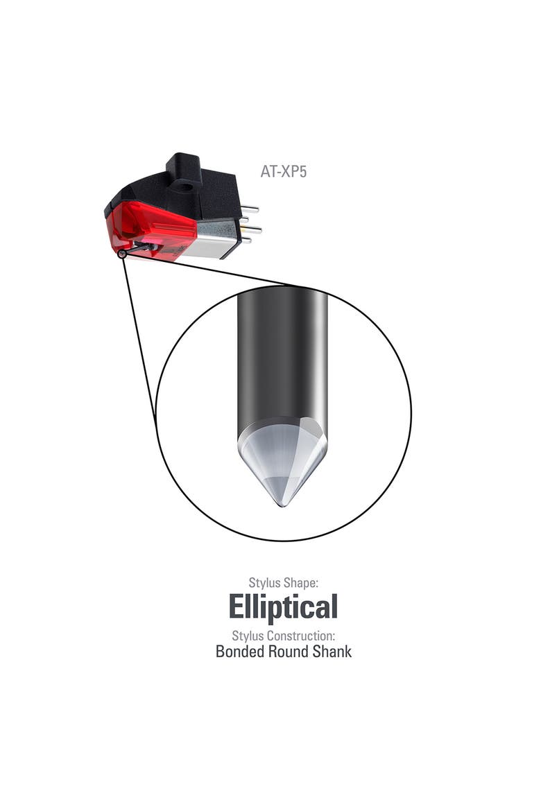 AT-XP5 MM DJ Cartridge, Alternate, color, Red/Black