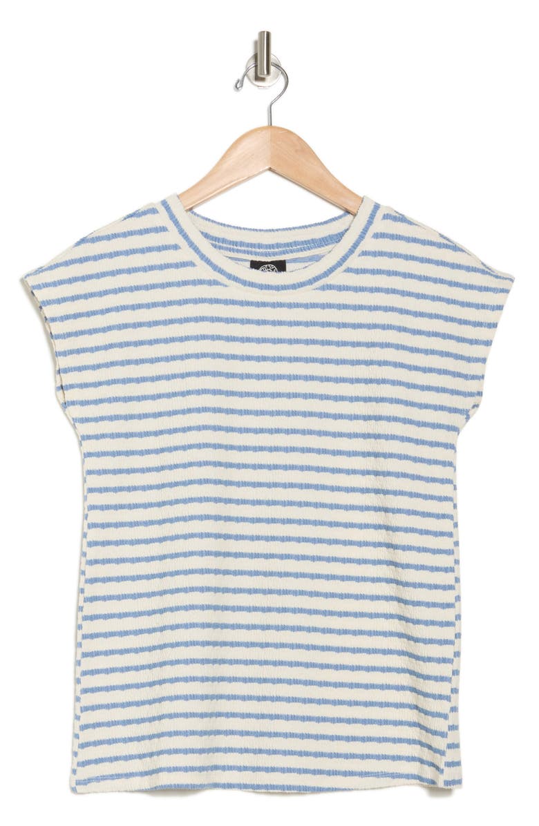 Bobeau Stripe Drop Shoulder Top, Alternate, color,