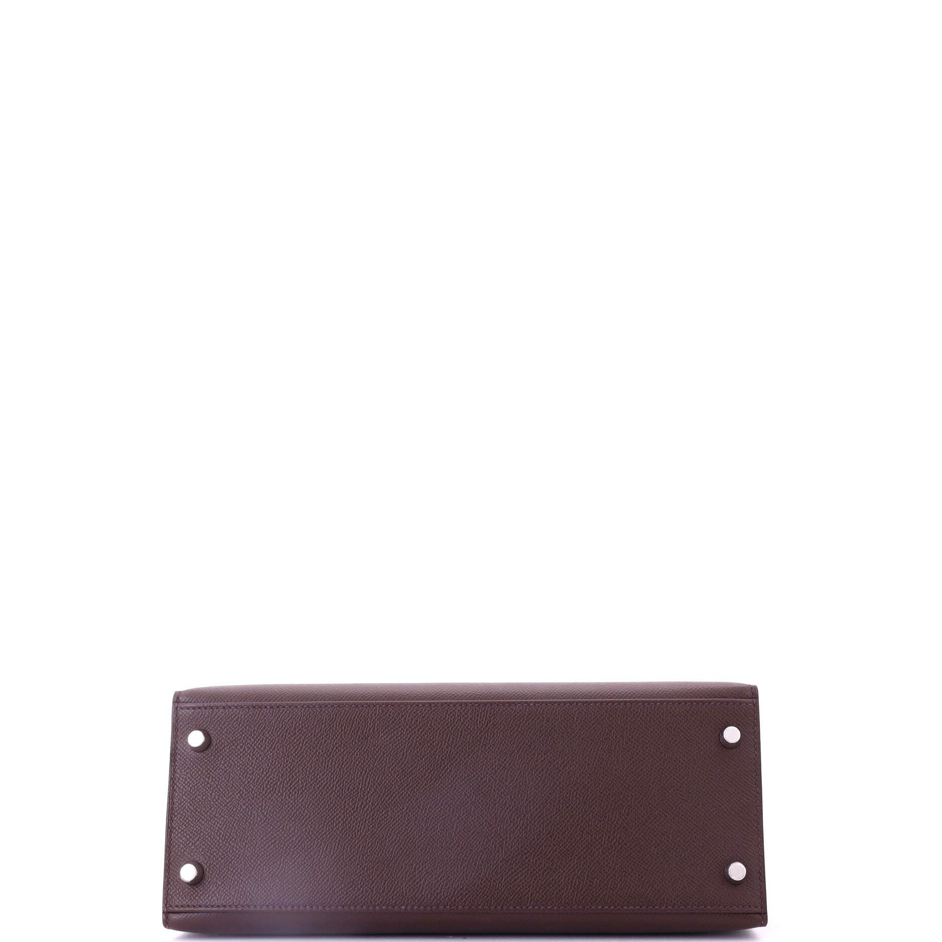 Pre-Owned Hermes Kelly Handbag Verso Epsom with Palladium Hardware 28, Alternate, color, 