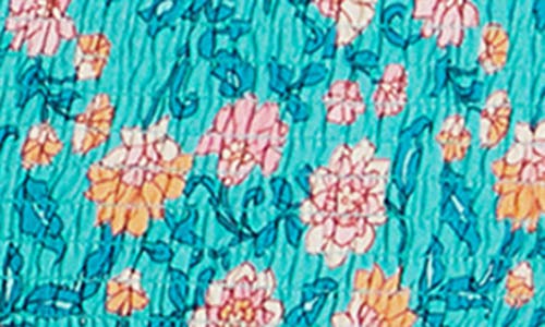 City Chic Aurora Puff Sleeve Top In Green