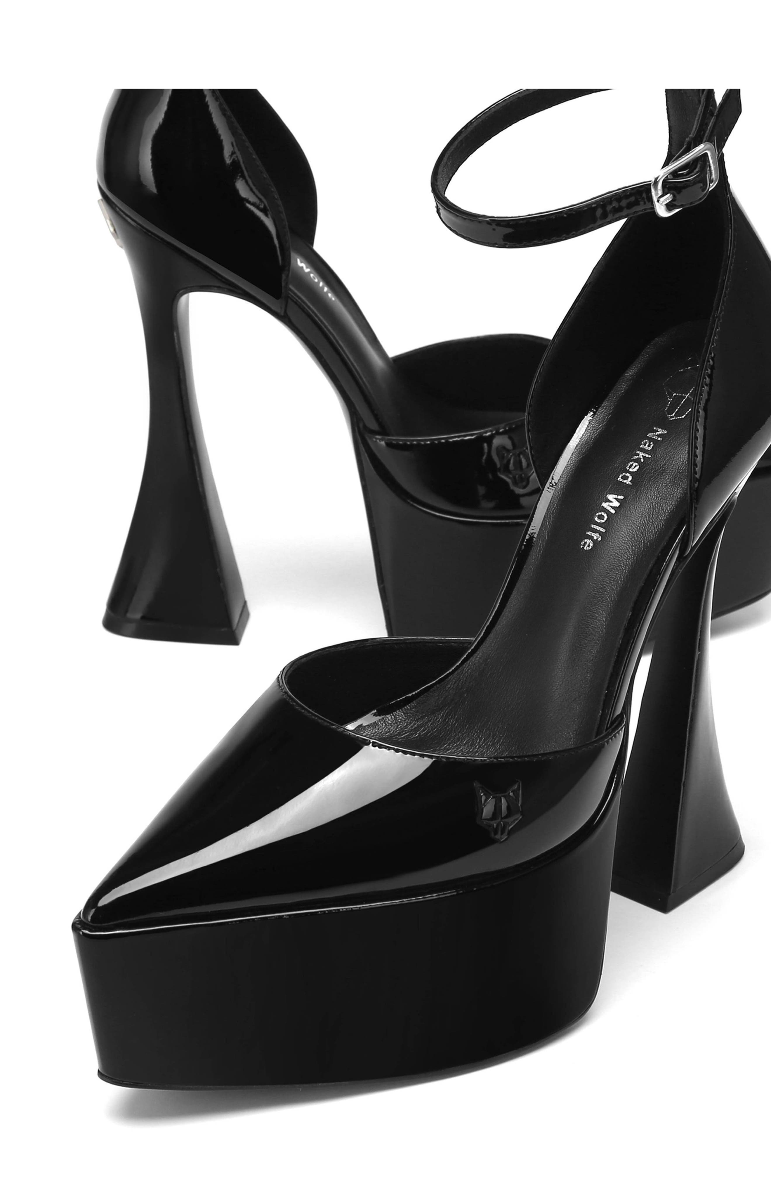 Naked Wolfe Daria Platform Pump, Alternate, color, 