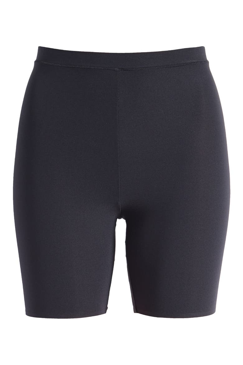 DreamSeam Long Boyshorts, Alternate, color, BLACK