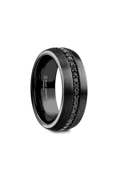 Valiant Sapphire Tungsten Ring