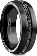 Larson Jewelers Valiant Sapphire Tungsten Ring