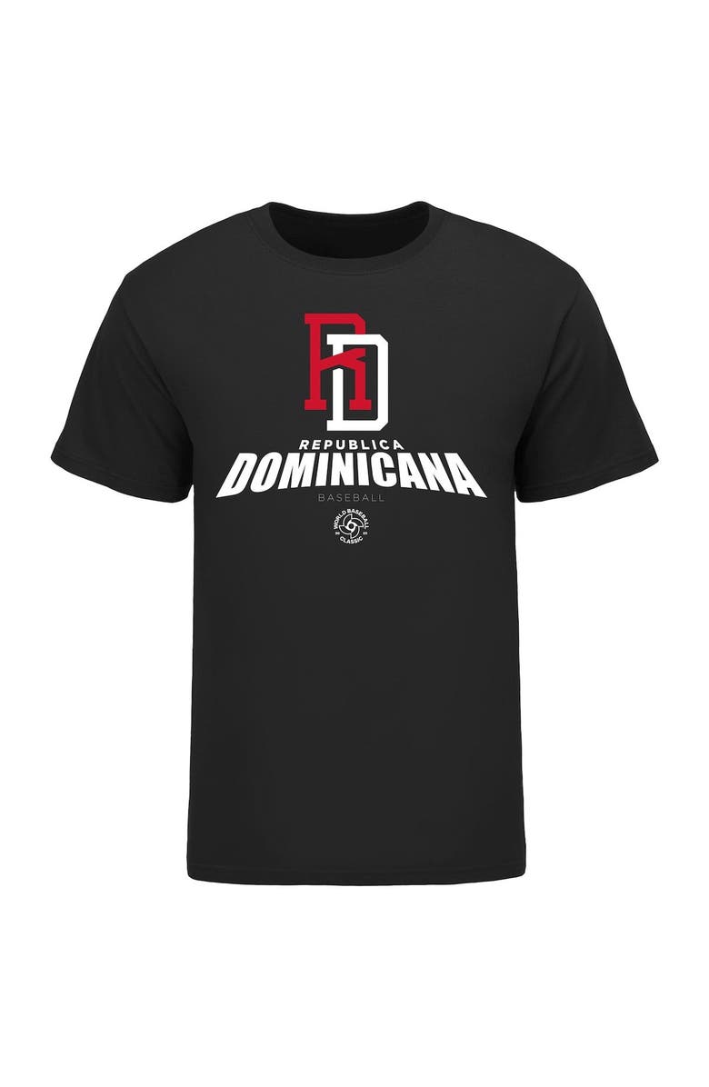 Legends Merchandise Men's LEGENDS Black Dominican Republic Baseball 2023 World Baseball Classic Federation T-Shirt, Alternate, color, Black