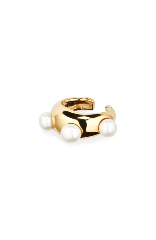 FARIS Grosso Cultured Pearl Ear Cuff in Gold  product