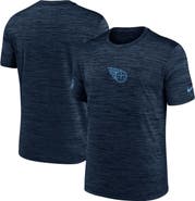 Nike Men's Nike Navy Tennessee Titans Sideline Velocity Performance T-Shirt