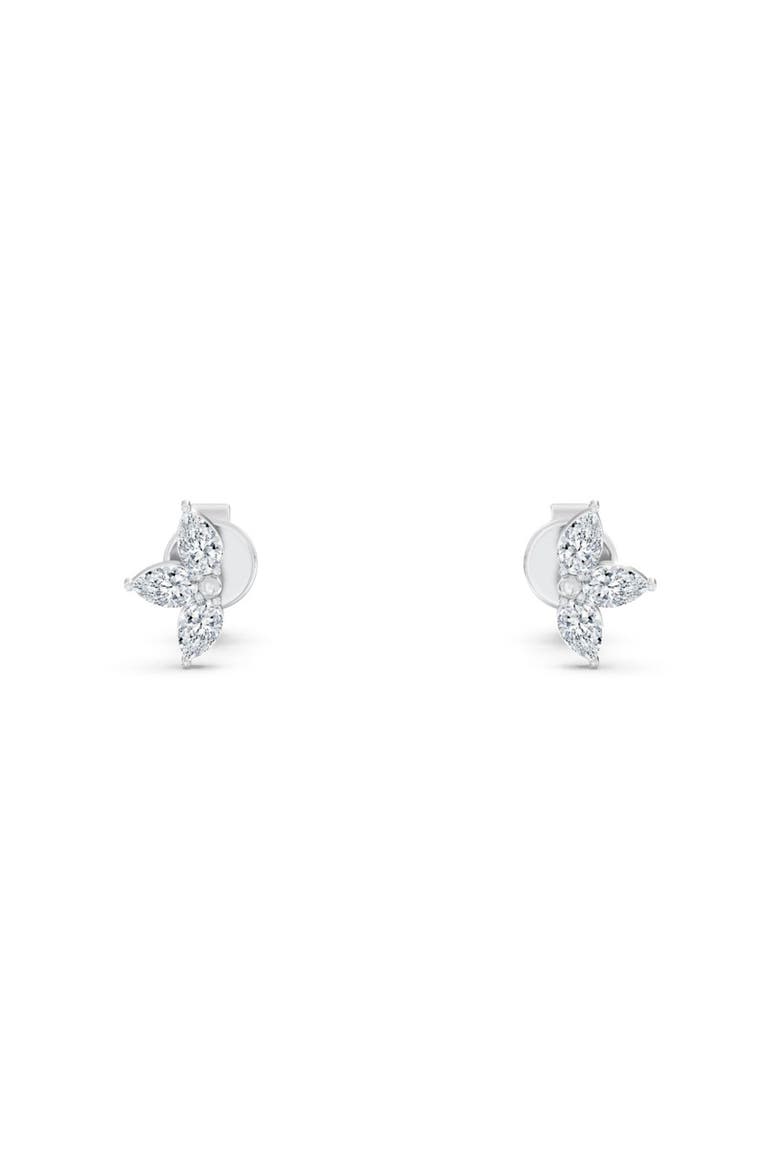 Petite Graduated Stud Lab Diamond in 14K Gold, Main, color, Yellow Gold