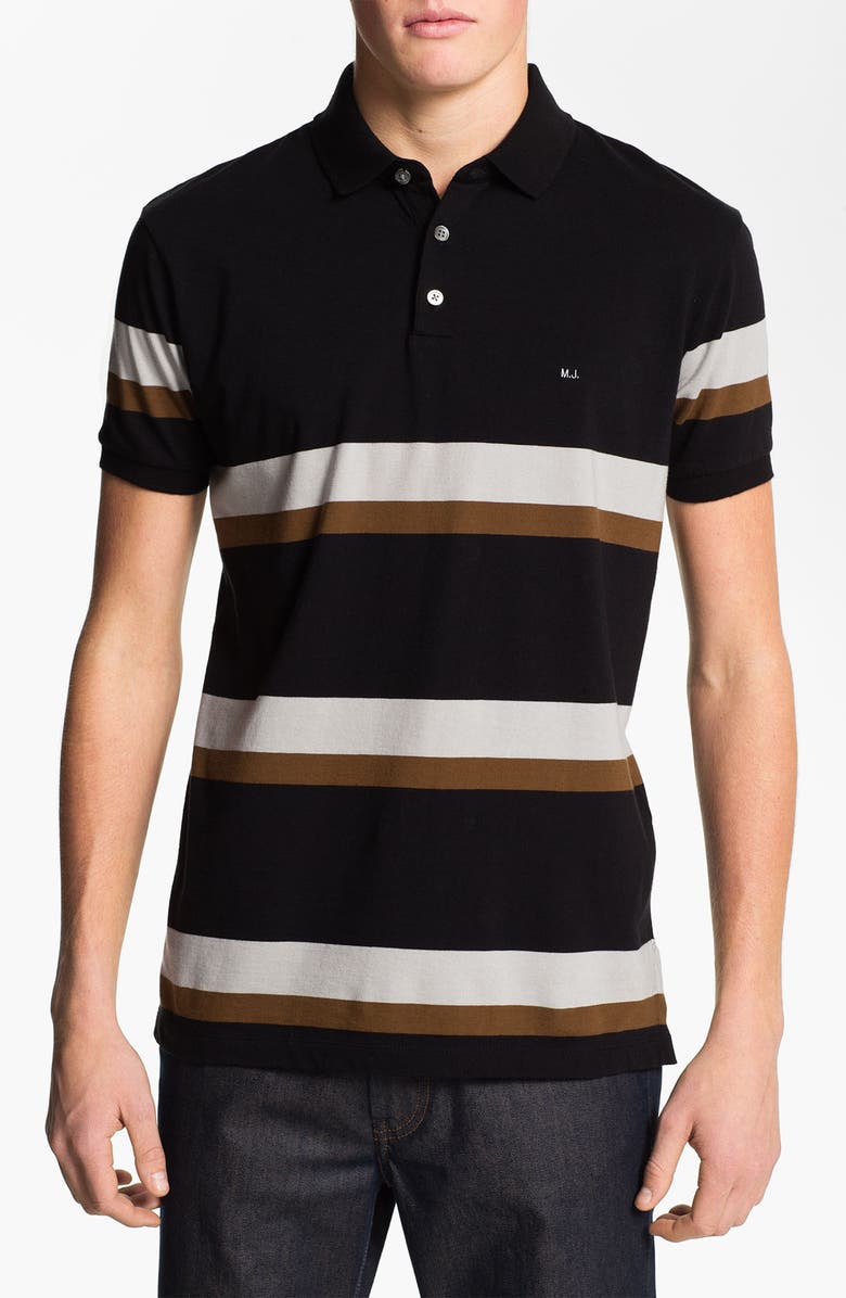 MARC BY MARC JACOBS 'Elliott' Stripe Print Polo, Main, color, 