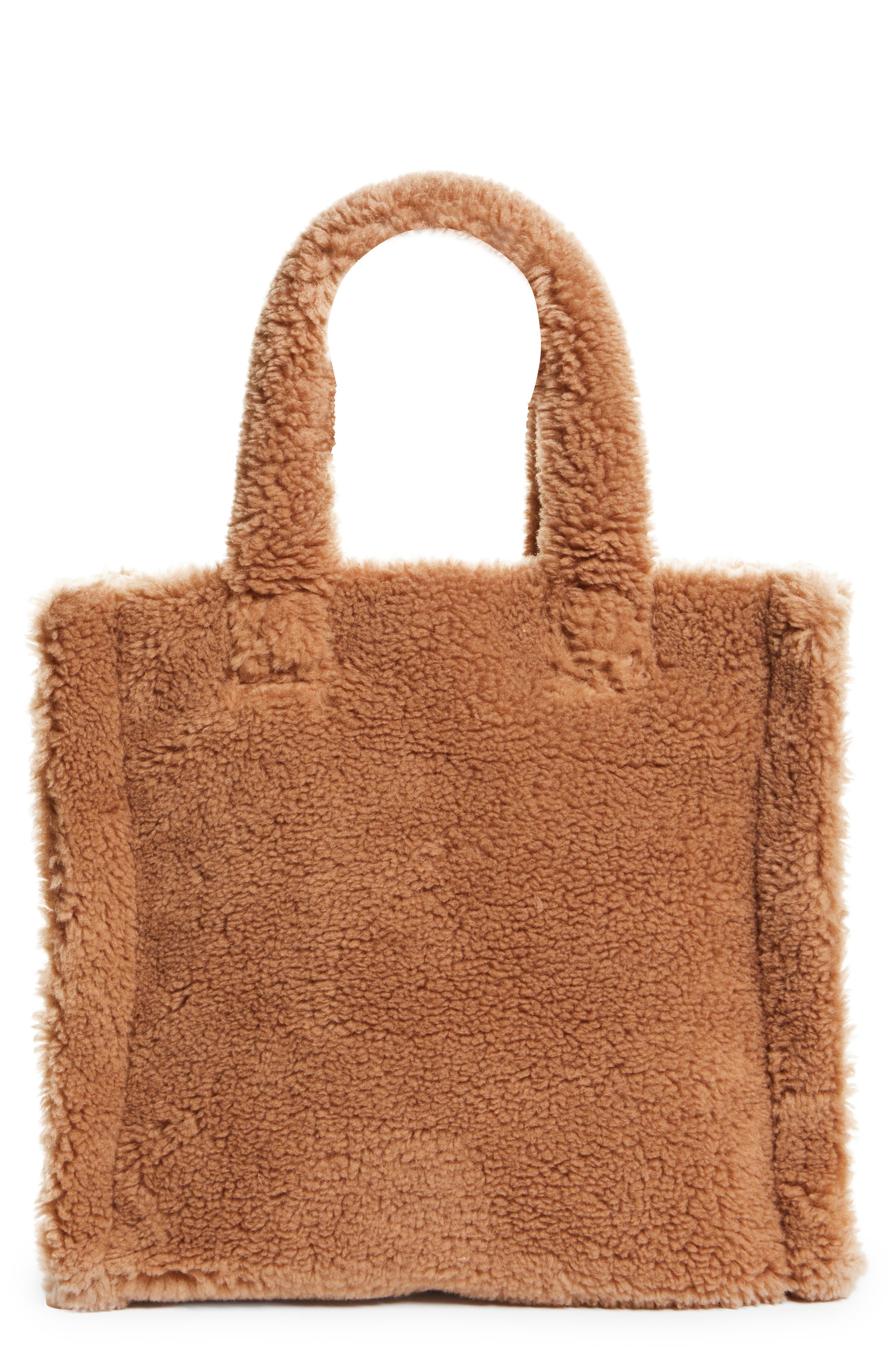 Stand Studio Medium Lolita Faux Shearling Teddy Tote, Main, color, 