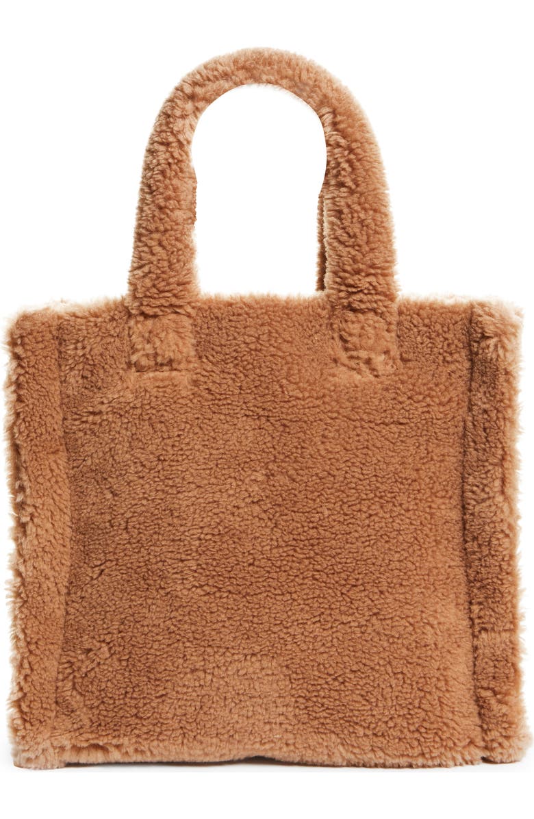 Stand Studio Medium Lolita Faux Shearling Teddy Tote, Main, color,