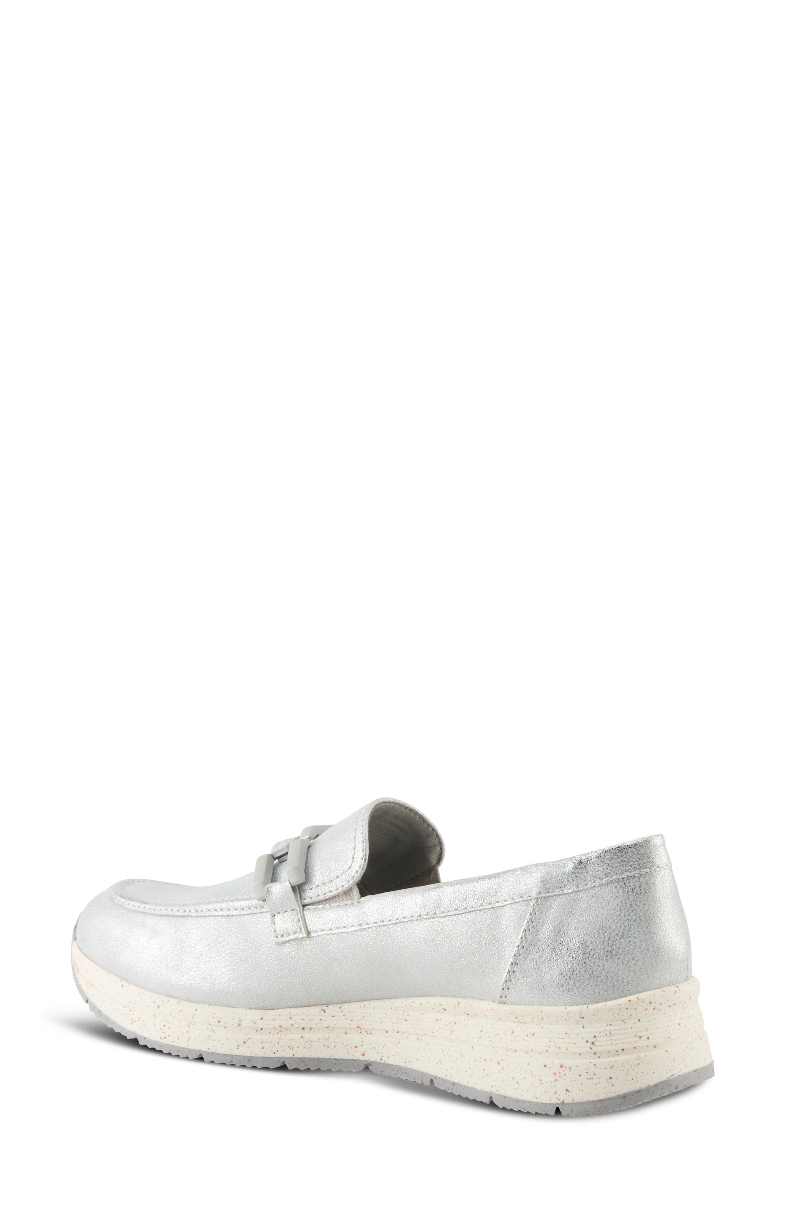 Demonte Loafer, Alternate, color, SILVER