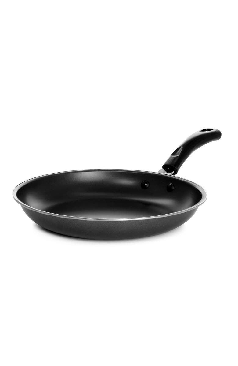 Gibson Everyday Highberry 2 Piece 12in and 10in Frying Pan Set, Alternate, color, Metallic Grey