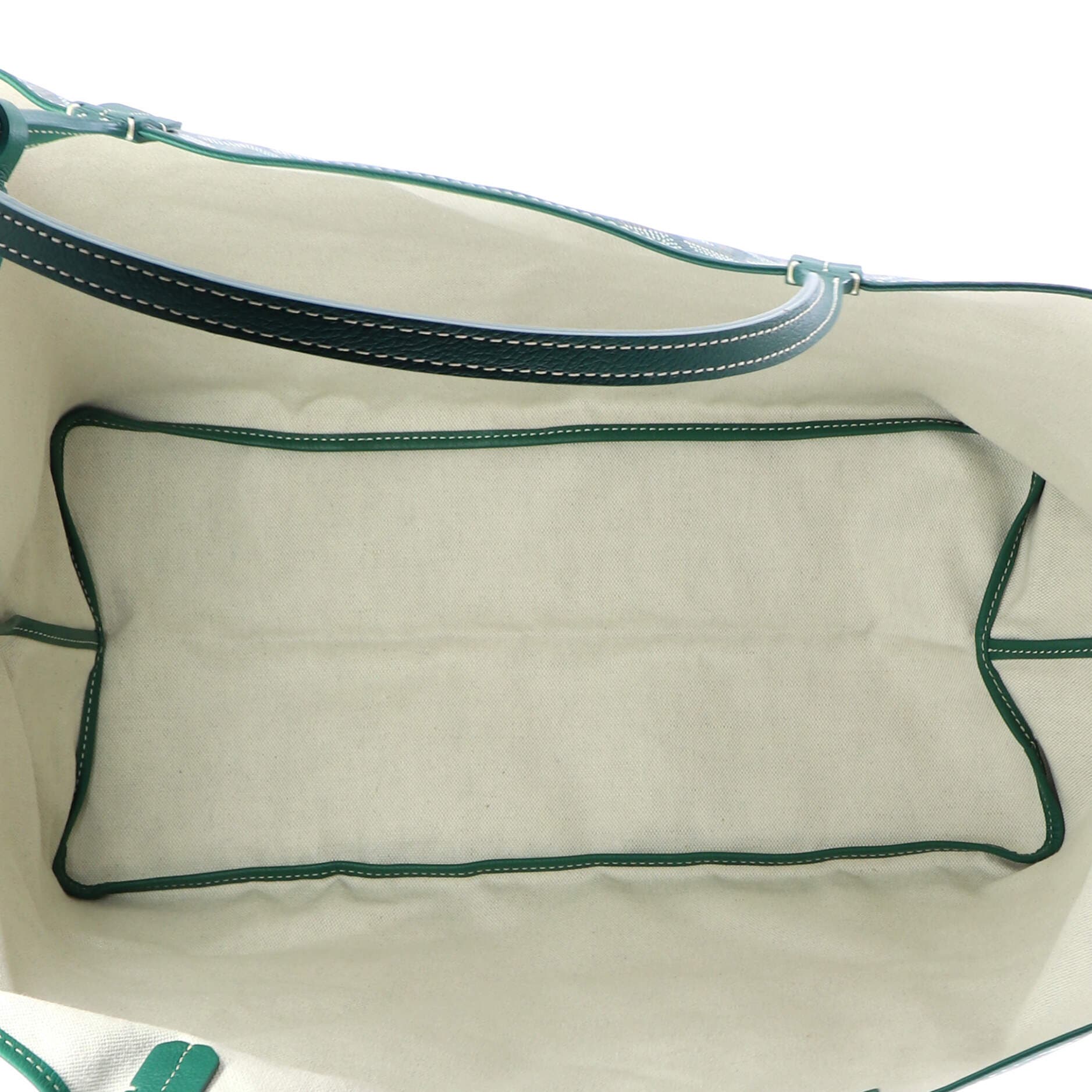 Pre-Owned Goyard Saint Louis Tote Coated Canvas GM, Alternate, color, Green