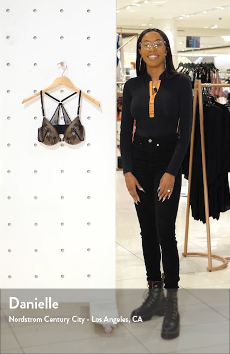 Straight Laced Front Close Underwire T-Shirt Bra, sales video thumbnail