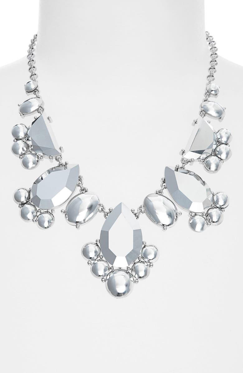 Kate Spade New York 'day tripper' metallic bib necklace, Alternate, color, 