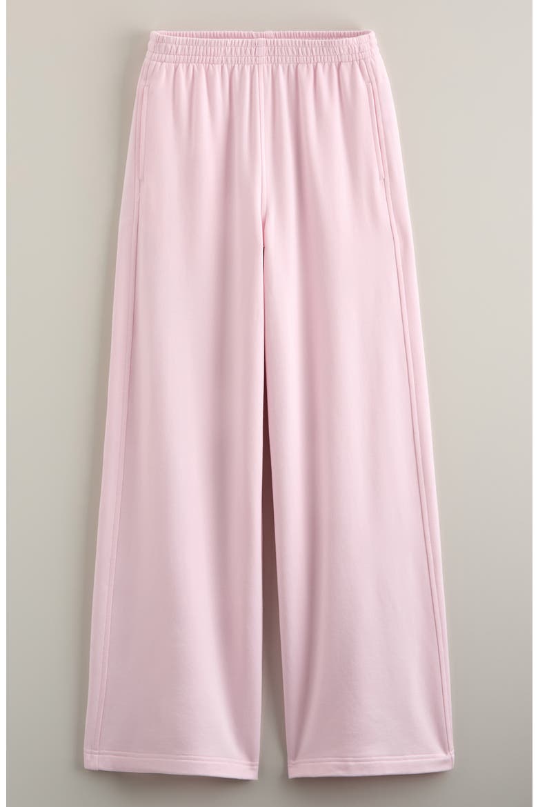 Kids' Low Key Wide Leg Sweatpants, Main, color, PINK OASIS