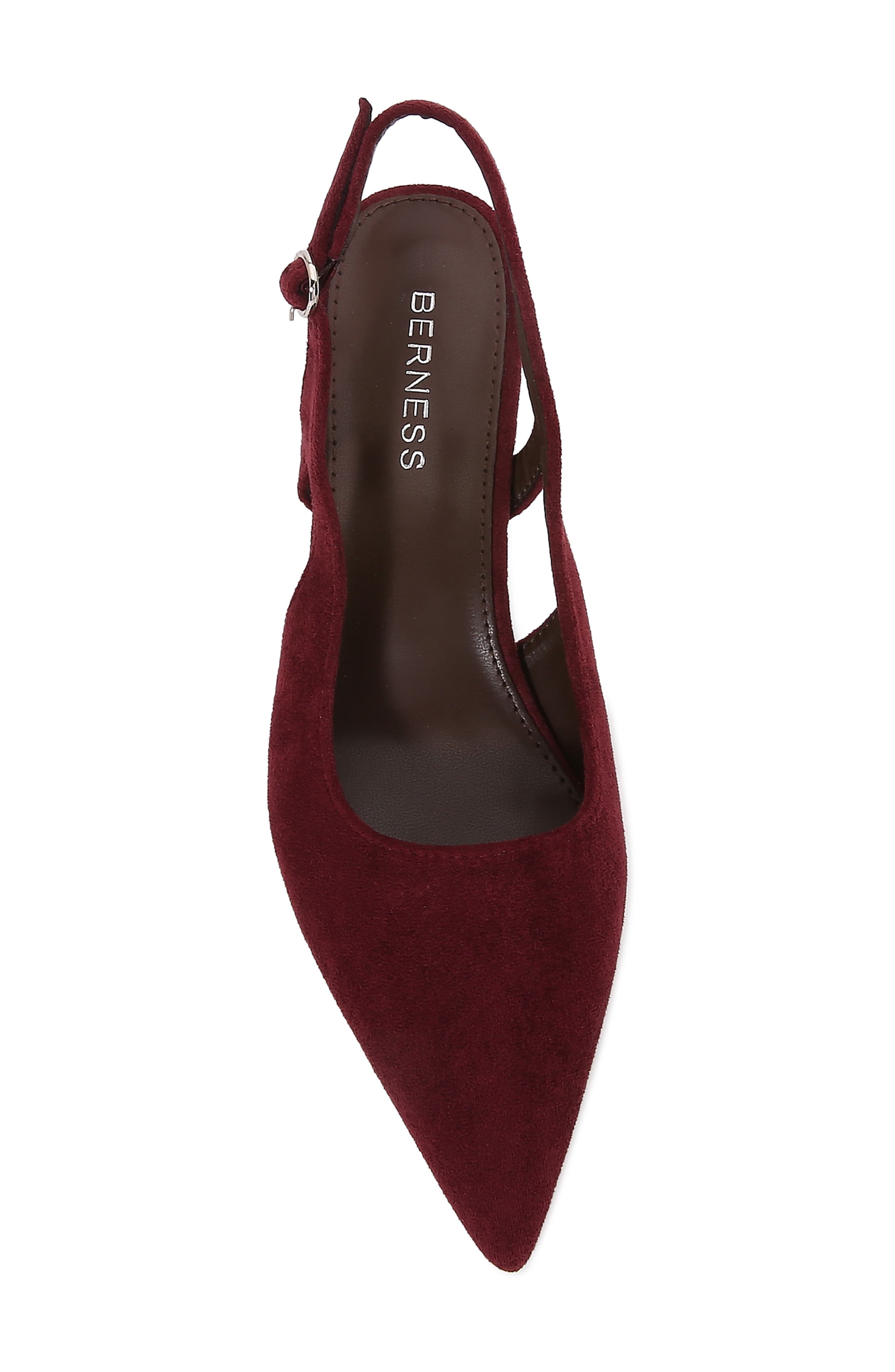 Margaret Faux Leather Slingback Pump, Alternate, color, WINE